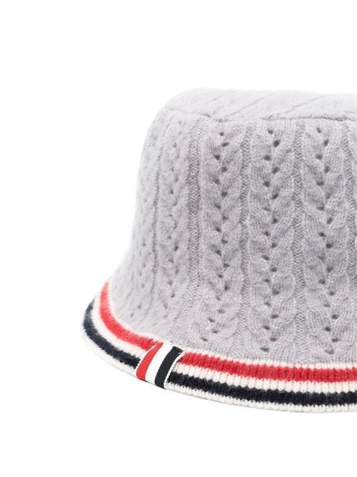 Cappello in maglia THOM BROWNE | FKH056AY8007065